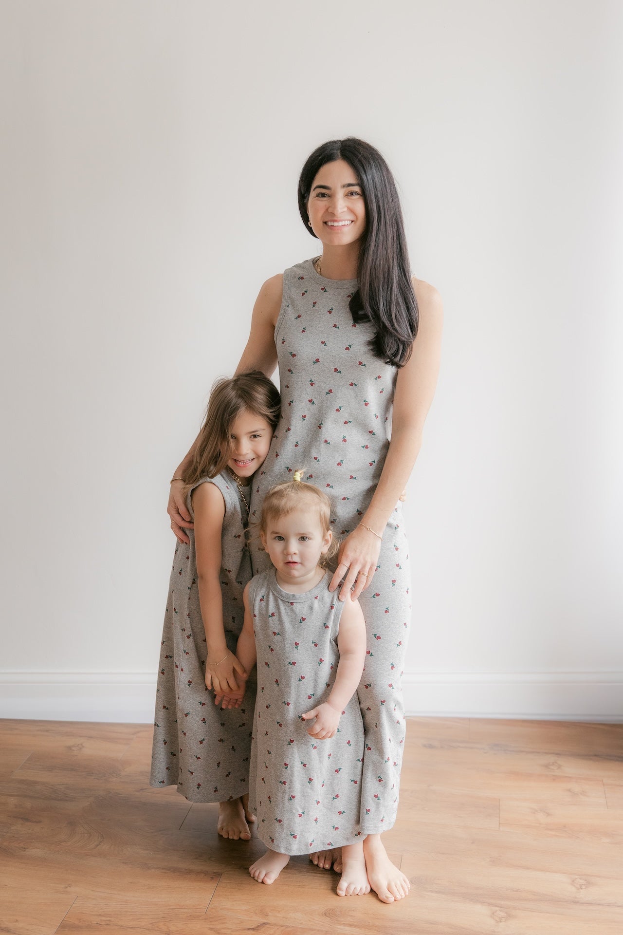 mommy & me rose maxi