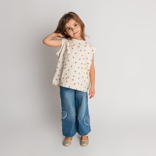 mandarin tee sleeveless