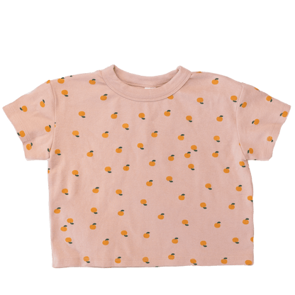 Premium kids t-shirt in mauve mandarin - soft cotton toddler clothing