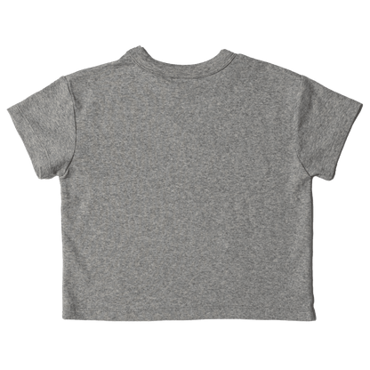 Classic heather grey cotton kids t-shirt - quality children's clothing basics